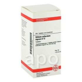Stibium Sulf. nigrum D 12 Tabletten (200 stk) – PZN 1072562 из Германии