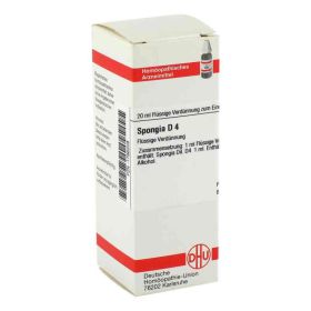 Spongia D 4 Dilution (20 ml) – PZN 1786209 из Германии