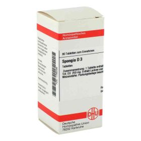 Spongia D 3 Tabletten (80 stk) – PZN 1786296 из Германии