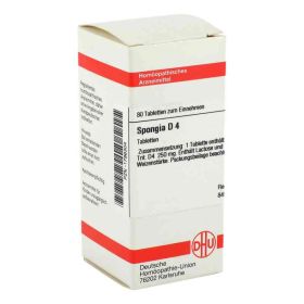 Spongia D 4 Tabletten (80 stk) – PZN 1786304 из Германии