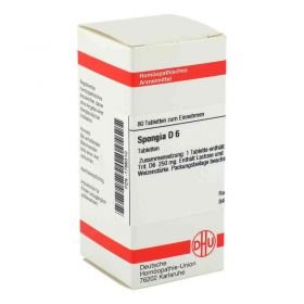 Spongia D 6 Tabletten (80 stk) – PZN 1786310 из Германии