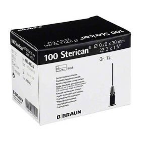 Sterican Kanüle luer-lok 0,70x30mm Größe 12  schwarz (100 stk) – PZN 2050812 из Германии