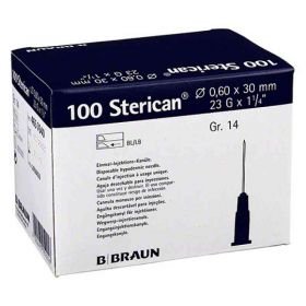 Sterican Kanüle luer-lok 0,60x30mm Größe 14  blau (100 stk) – PZN 2050829 из Германии