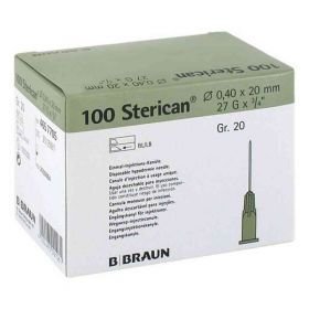 Sterican Kanüle luer-lok 0,40x20mm Größe 2 0 grau (100 stk) – PZN 2050864 из Германии