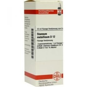 Stannum Met. D 12 Dilution (20 ml) – PZN 2123385 из Германии