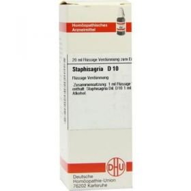 Staphisagria D 10 Dilution (20 ml) – PZN 2622266 из Германии