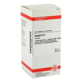 Spongia D 6 Tabletten (200 stk) – PZN 2812676 из Германии