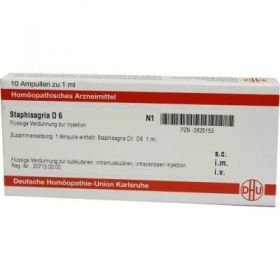 Staphisagria D 6 Ampullen (10X1 ml) – PZN 2825153 из Германии