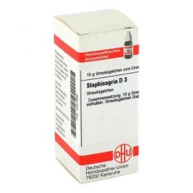 Staphisagria D 3 Globuli (10 g) – PZN 2931866 из Германии