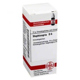 Staphisagria D 6 Globuli (10 g) – PZN 3486405 из Германии