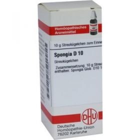 Spongia D 10 Globuli (10 g) – PZN 4237584 из Германии