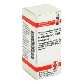 Staphisagria C 1000 Globuli (10 g) – PZN 4237791 из Германии