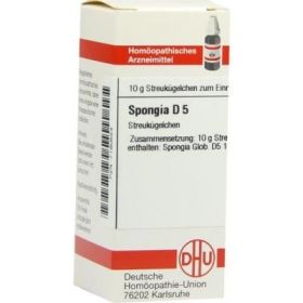 Spongia D 5 Globuli (10 g) – PZN 7180554 из Германии