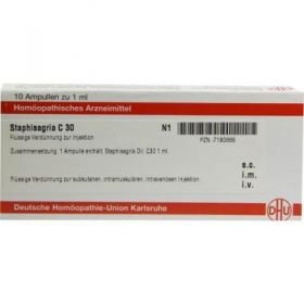 Staphisagria C 30 Ampullen (10X1 ml) – PZN 7180666 из Германии