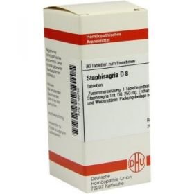 Staphisagria D 8 Tabletten (80 stk) – PZN 7180755 из Германии