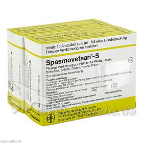 SPASMOVETSAN S Injektionsl, 2X10X5 ML – PZN 1066515 из Германии