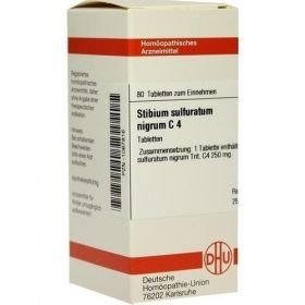 STIBIUM SULFURATUM NIGRUM C4, 80 ST – PZN 1067816 из Германии