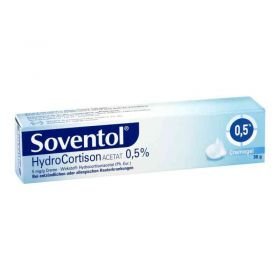 Soventol Hydrocortisonacetat 0,5% (30 g) – PZN 10714367 из Германии