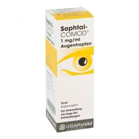 Sophtal-comod 1 mg/ml Augentropfen (10 ml) – PZN 10762030 из Германии