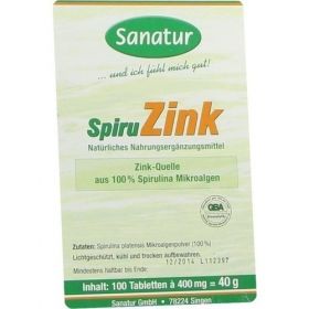 SpiruZink Zink Spirulina, 100 ST – PZN 1146473 из Германии