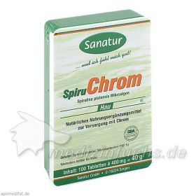 SpiruChrom Chrom Spirulina, 100 ST – PZN 1146510 из Германии