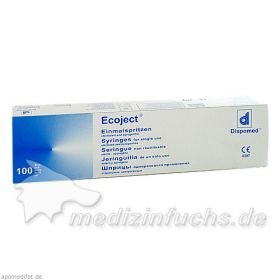 SPRITZEN EINMAL LUER ECOJECT, 100X2 ML – PZN 13066 из Германии