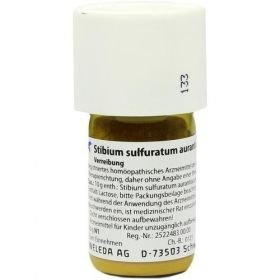 STIBIUM SULF AURANT D 3, 20 G – PZN 1616878 из Германии
