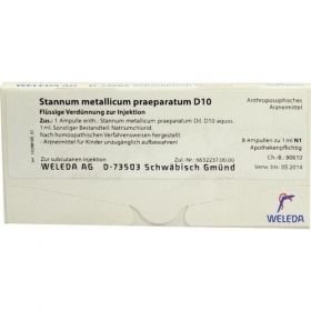 STANNUM MET PRAEP D10, 8X1 ML – PZN 1626486 из Германии