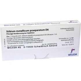 STIBIUM MET PRAEP D 6, 8X1 ML – PZN 1626724 из Германии