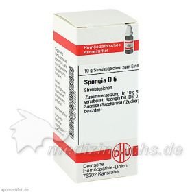 SPONGIA D 6, 10 G – PZN 1786333 из Германии
