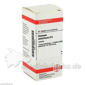 STANNUM MET D 6, 80 ST – PZN 1786497 из Германии