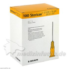Sterican Kanülen 20GX2 4/5 0.9X70mm, 100 ST – PZN 2057984 из Германии
