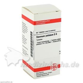 STANNUM JODAT D 6, 80 ST – PZN 2123327 из Германии