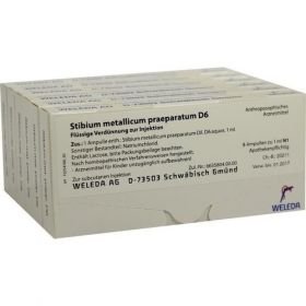 STIBIUM MET PRAEP D 6, 48X1 ML – PZN 2820285 из Германии