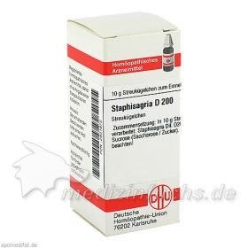 STAPHISAGRIA D200, 10 G – PZN 2931872 из Германии
