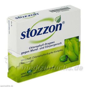STOZZON CHLOROPHYLL, 40 ST – PZN 3538355 из Германии