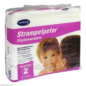 Strampelpeter Flockenwindeln Saugstärke 2, 56 ST – PZN 367462 из Германии