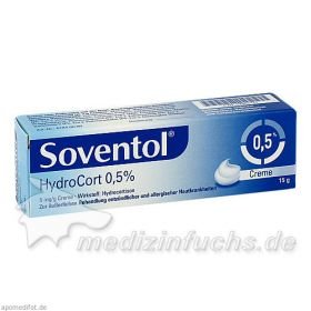 Soventol HydroCort 0.5% Creme, 15 G – PZN 4465121 из Германии