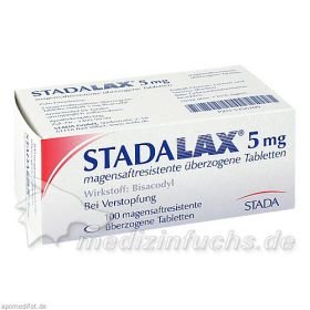 STADALAX 5 mg magensaftressistente überz. Tablette, 100 ST – PZN 5356109 из Германии