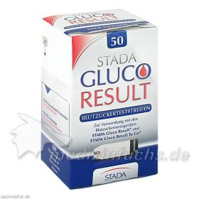STADA GLUCO RESULT TESTSTREIFEN, 50 ST – PZN 5879416 из Германии