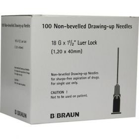 Sterican Kanüle 18Gx1 1/2 1.10x40 blunt/stumpf, 100 ST – PZN 6107638 из Германии