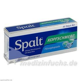 Spalt Kopfschmerz, 20 ST – PZN 659940 из Германии