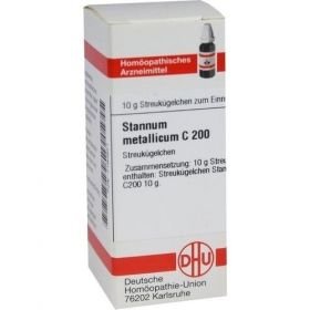STANNUM METALLICUM C200, 10 G – PZN 7180821 из Германии