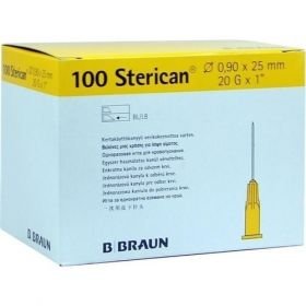 Sterican 20GX1 Kanülen 0.9X25mm, 100 ST – PZN 7463246 из Германии