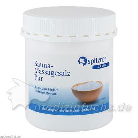 Spitzner Sauna Massagesalz Pur, 500 G – PZN 7625594 из Германии