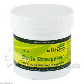 Stevia Streupulver, 150 G – PZN 7796019 из Германии