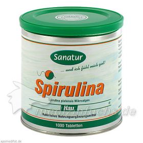 Spirulina Hau 400 mg, 1000 ST – PZN 8767221 из Германии