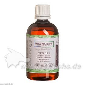 STEVIA FLUID TROPFFLASCHE, 100 ML – PZN 8811270 из Германии