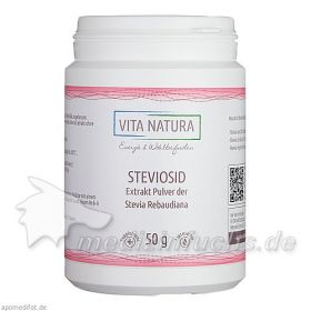 Steviosid Stevia Extrakt, 50 G – PZN 8811293 из Германии