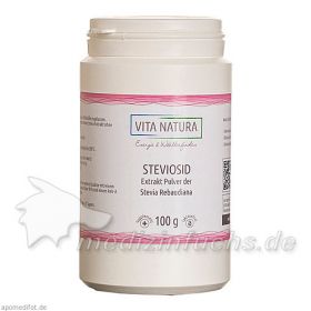 Steviosid Stevia Extrakt, 100 G – PZN 8811301 из Германии